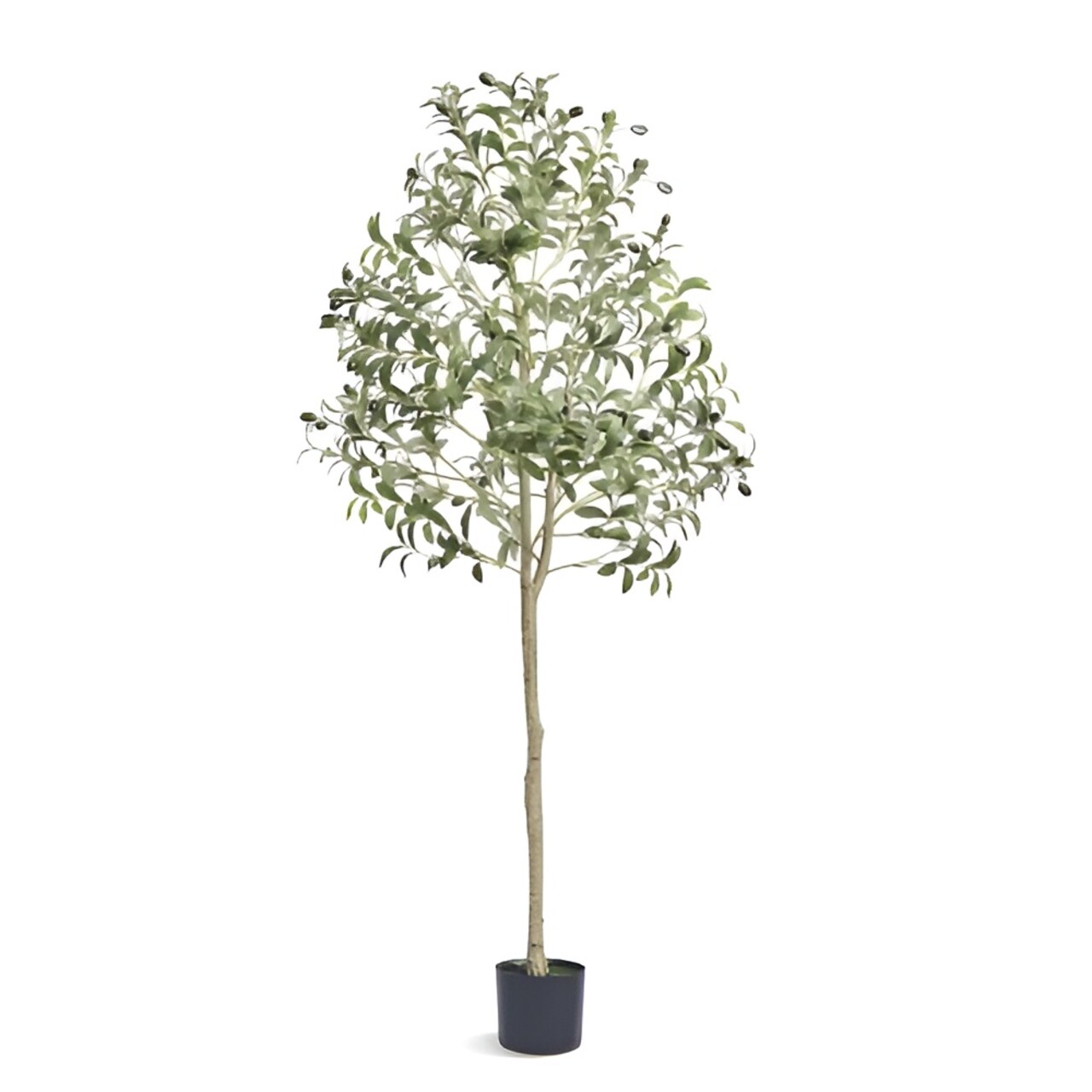Artificial Olive Tree Tall Faux Potted Plant for Home Office Indoor Outdoor Decor